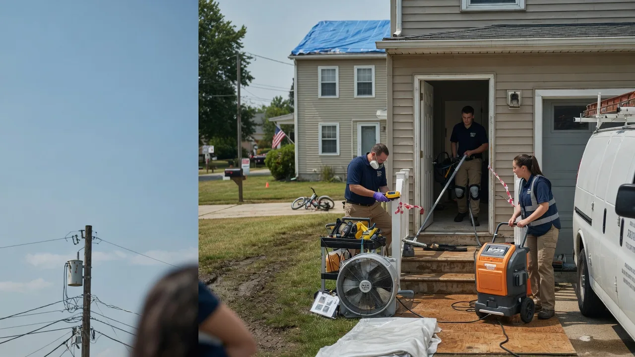Water Damage Repair in Hortonville, WI near me